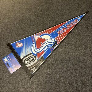 Colorado Avalanche Original Full Size NHL WinCraft USA Pennant NOS Rare ca 2006